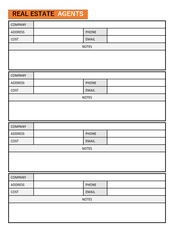 Room by Room Checklist for Moving PDF